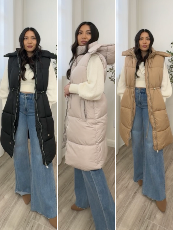 Josie Sleeveless Coat Vest