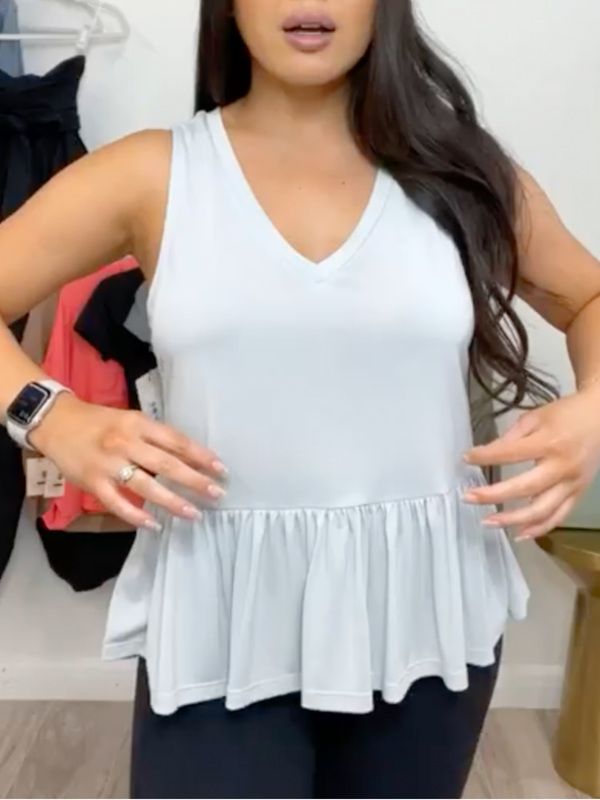 Ethel Peplum Top