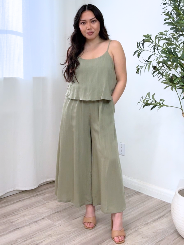 Shari Cami Wide Leg Jumpsuit