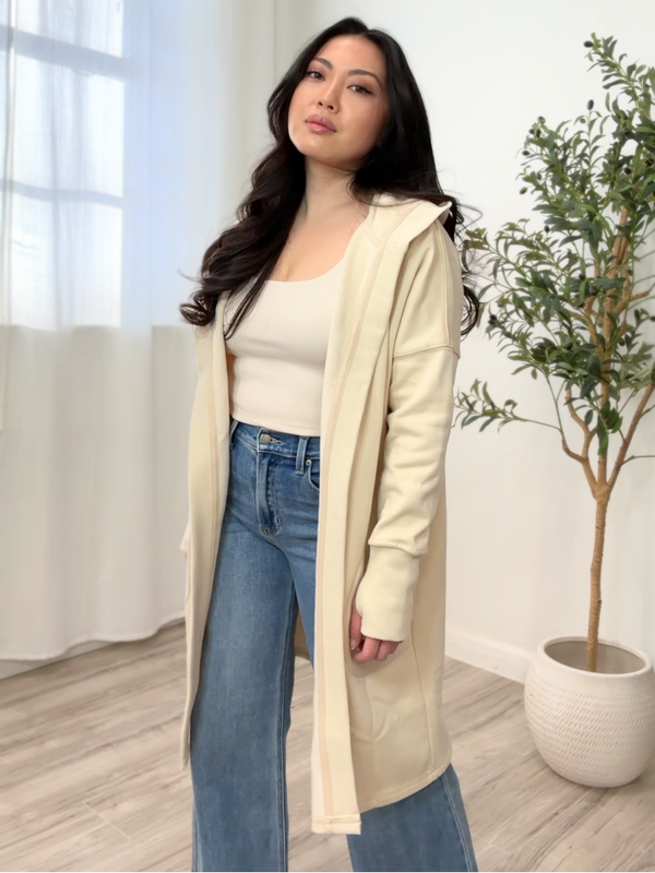 Sammy Fleece Long Cardigan