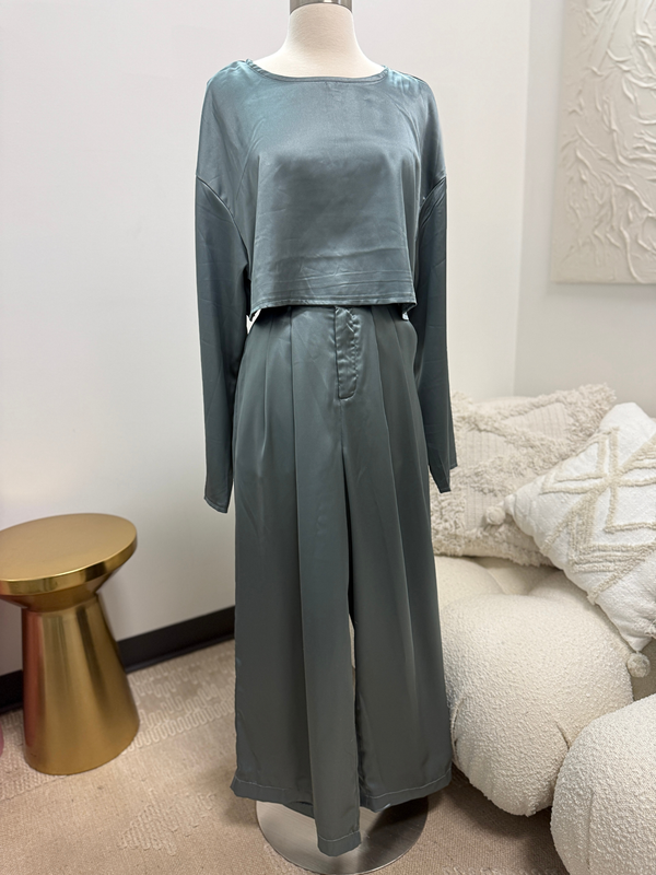 Foreman Satin Pant Set