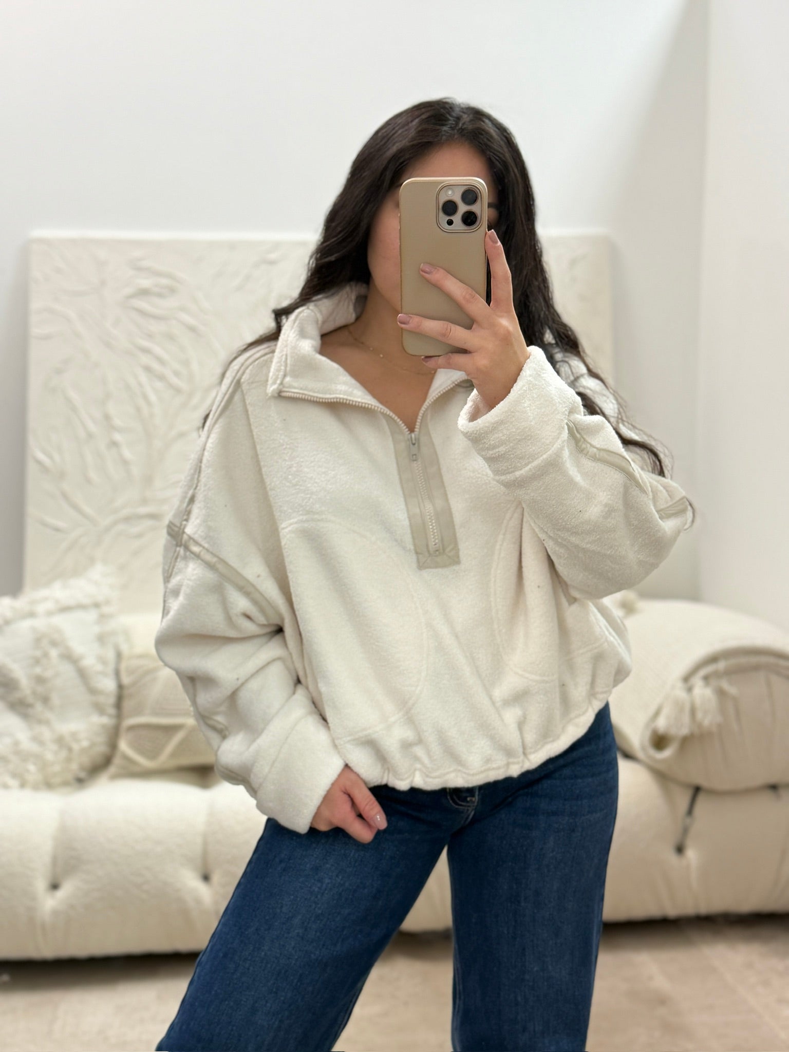 Holly Fleece Half-Zip Pullover – The Sweet Collective