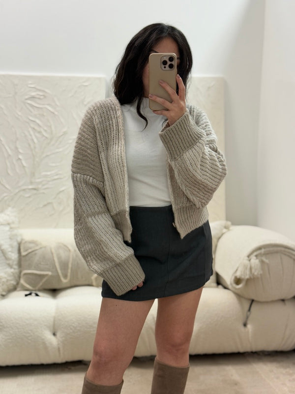 Maeve Low Button Cardigan