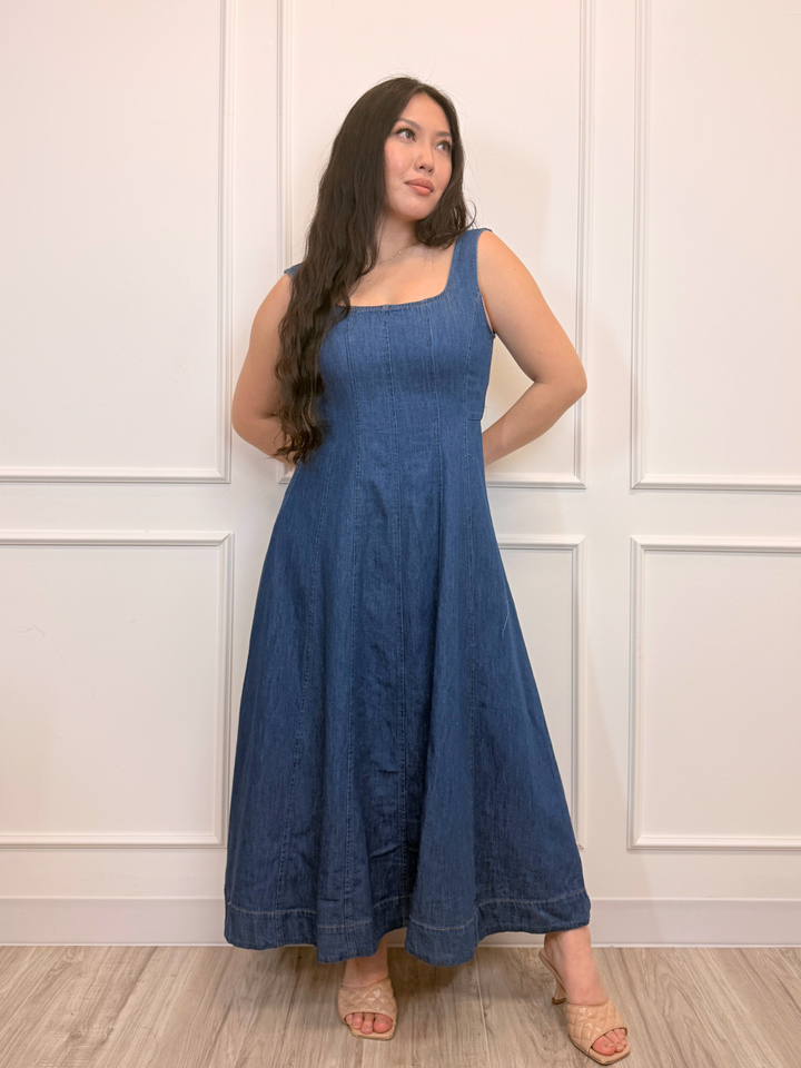 Luna Denim Dress – The Sweet Collective