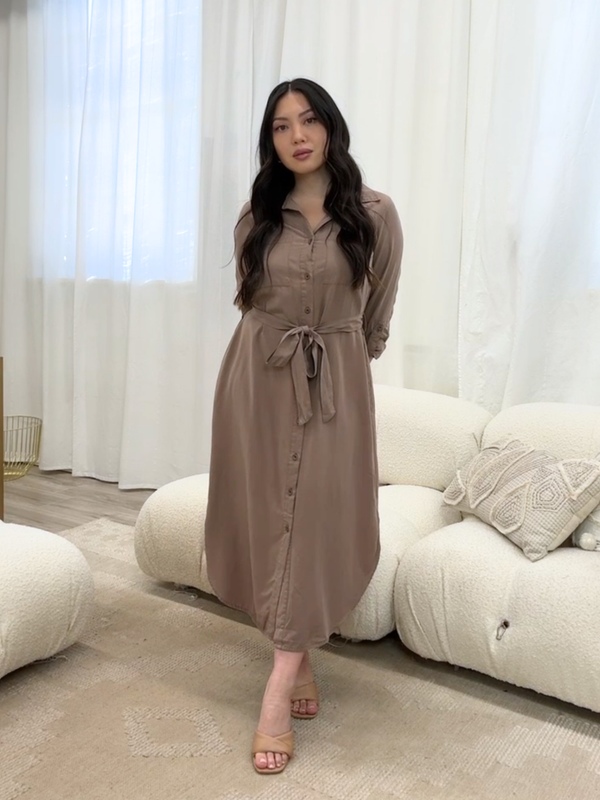 Medine Button Down Dress