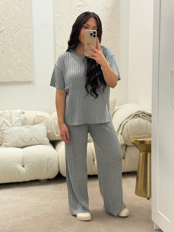 Emmet Ribbed Pant Set