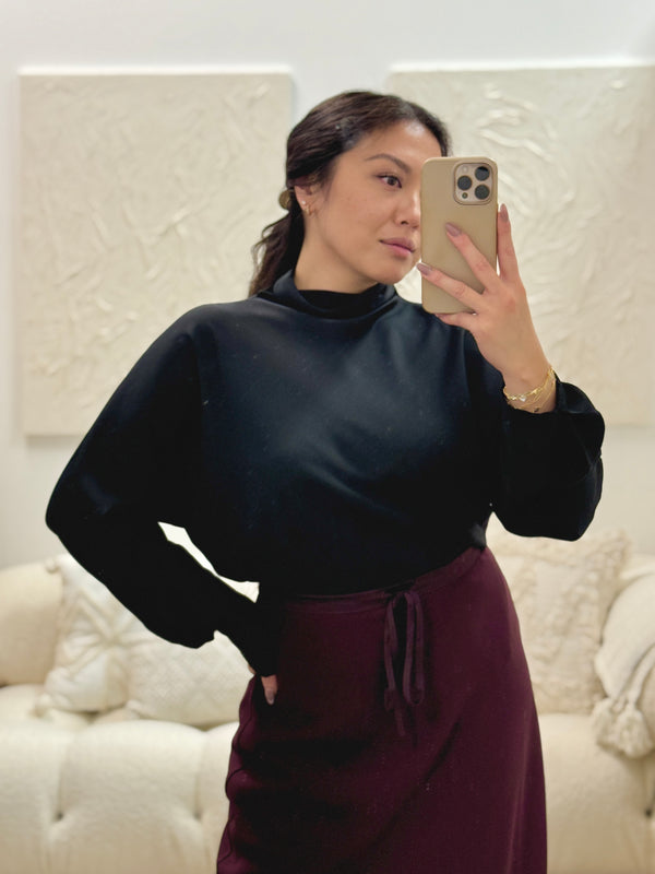 Abbott Satin Blouse Top