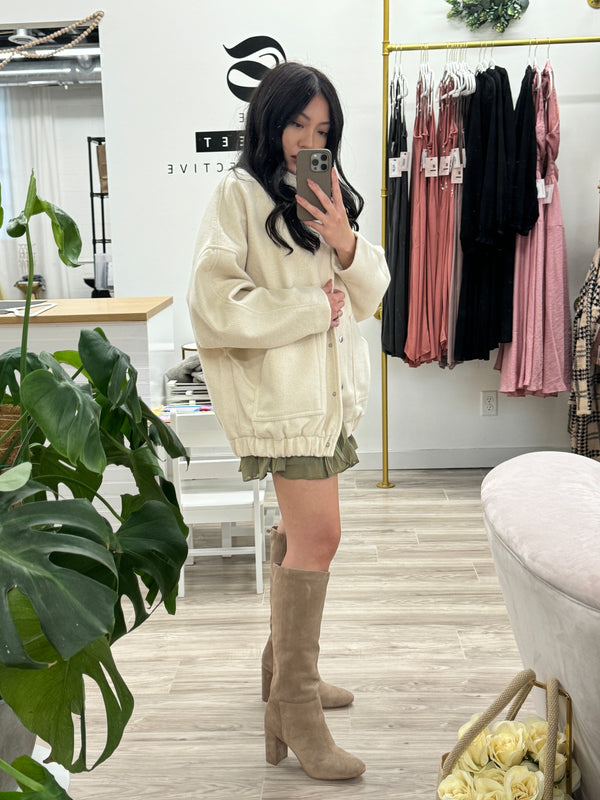 Mims Boucle Bubble Jacket