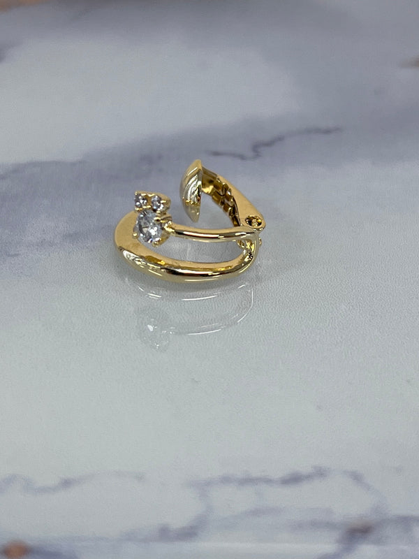 Single Diamond Ear Cuff